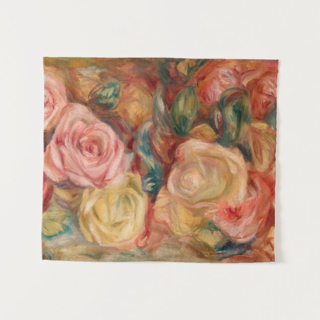Tenture Pierre-Auguste Renoir - Rose (Devant (Horizontal))