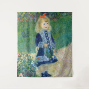 Tenture Pierre-Auguste Renoir - Une fille avec une canne d