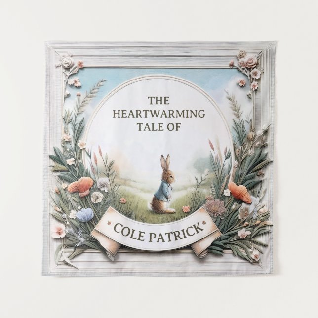 Tenture Pierre Lapin dans le Jardin (Devant)