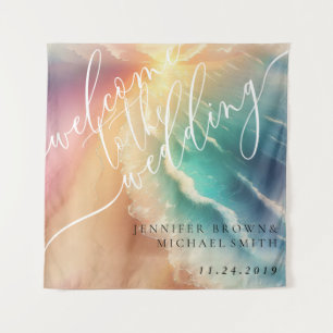 Tenture Pink Green Ocean Beach Hot Party Welcome Backback