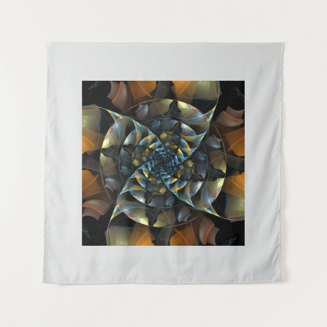 Tenture Pinwheel Art Abstrait (Devant)