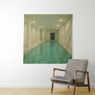 Tenture Piscine Limitée Dreamcore - Surreal Eerie Backroom