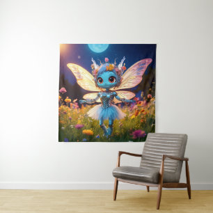 Tenture Pixie Robot Ballerina Danser en Fleur sauvage
