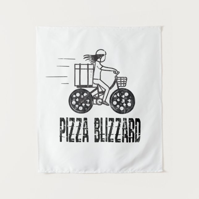 Tenture Pizza Blizzard Moke Courier (Devant)