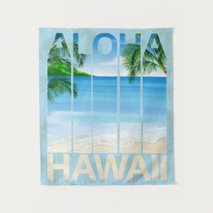 Tenture Plage d'Aloha Hawaii