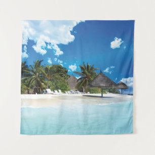 Tenture Plage exotique 