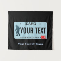 Plaque de licence Idaho Sasquatch