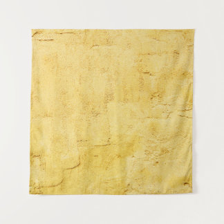 Tenture plâtre abstrait jaune clair sur le mur