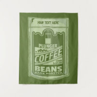 Plongeur café pop art emballage alimentaire illust