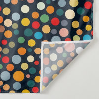 Pois colorés sur Arrière - plan foncé