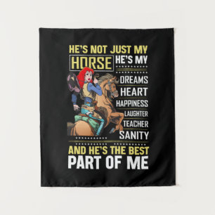 Tenture Poison d'Equestrian Is Not Just My Horse