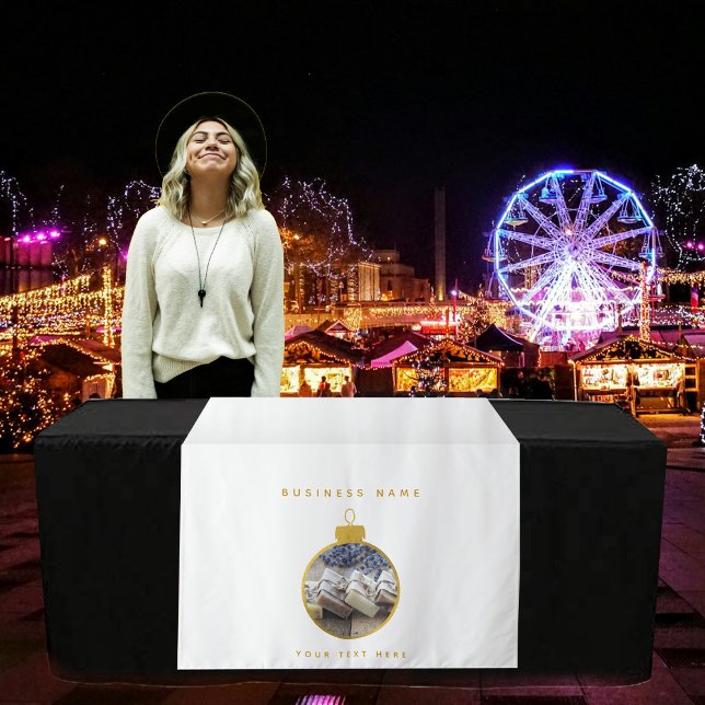 Tenture Pop Up Shop Table Bannière Marché de Noël Stand (Pop Up Shop Table Banner Christmas Market Stall Tapestry)