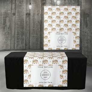 Tenture Pop Up Shop Table Runner Banner Logo Exotic