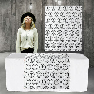 Tenture Pop Up Shop Table Runner Banner Logo Motif