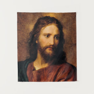 Tenture Portrait du Christ par Heinrich Hofmann