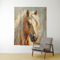 Portrait Palomino Horse