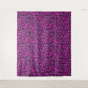 Tenture Poster de animal de Cheetah Leopard rose moderne