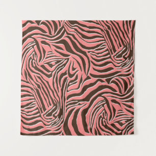 Tenture Poster de animal, modèle zèbre sans soudure.