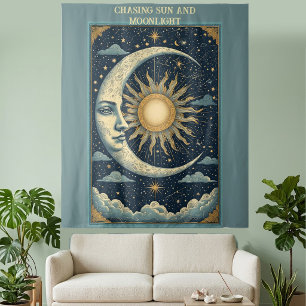 Tenture Poursuite du soleil et de la lumière de la lune Ét
