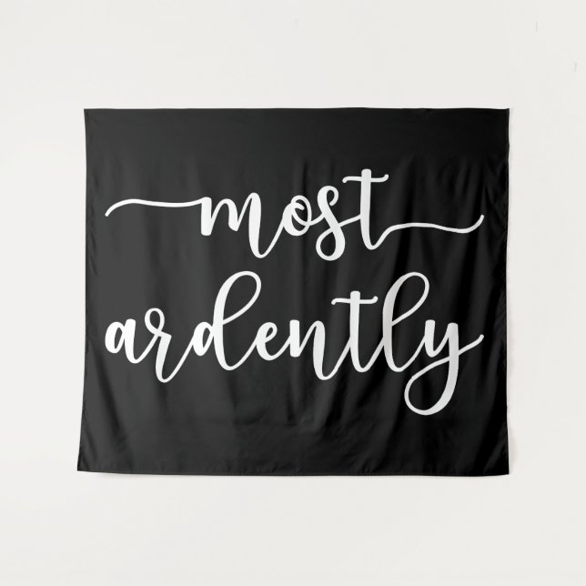 Tenture Pride and Prejudice M. Darcy - Most Ardently I (Devant (Horizontal))