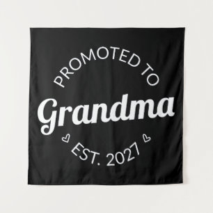 Tenture Promue Grand-mère dès 2027 Nouvelle Mamie Je