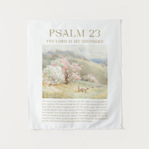 Tenture Psaume 23 NKJV Le Seigneur est Mon Pasteur