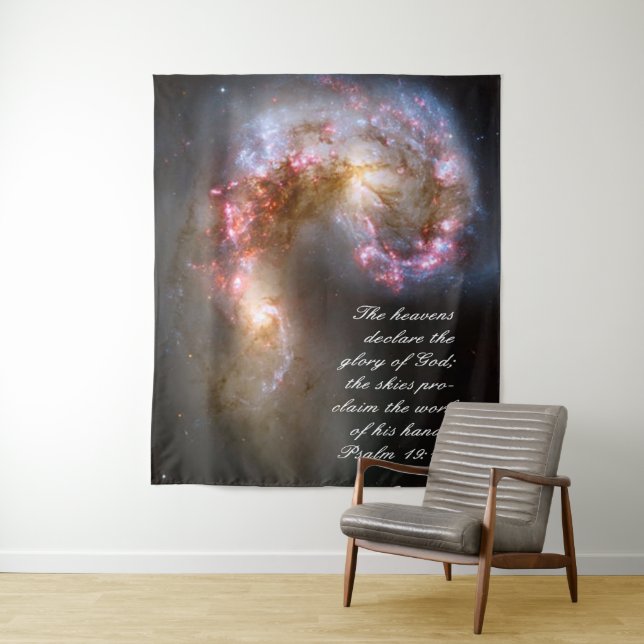 Tenture Psaumes 19 Inspirationnel (En situation)