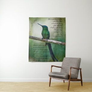 Tenture Psaumes 91:1-4 Inspirationnel