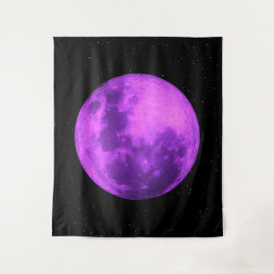 Tenture Purple Moon - Stations spatiales-