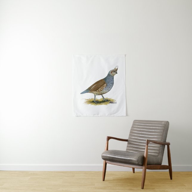 Tenture Quail à échelle (En situation)