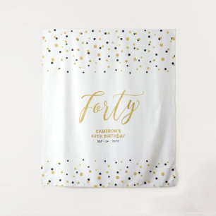 Tenture Quarante Toile de fond pour fête d'anniversaire