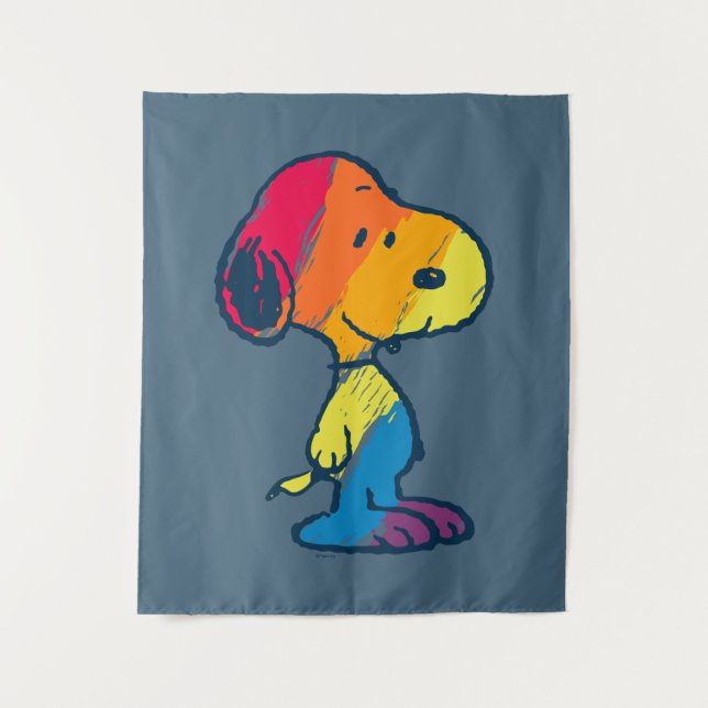 Tenture Rainbow Snoopy (Devant)