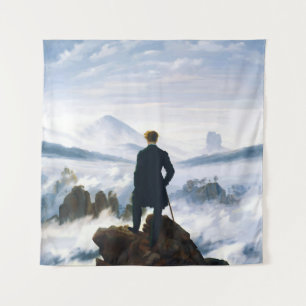 Tenture Randonneur au-dessus de la mer de brouillard, Casp
