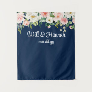 Tenture Réception de mariage de verdure personnalisée Prop