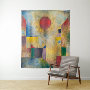 Tenture Red Balloon Paul Klee