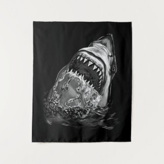 Tenture Requin effrayant