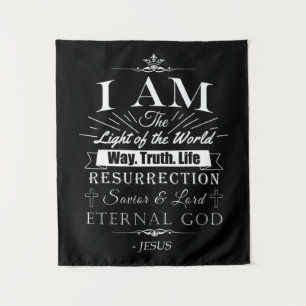 Tenture Revendications bibliques Extraordinaires de Jésus 