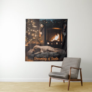 Tenture Rêver de Père Noël