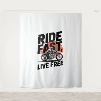 Tenture Ride Fast Live Bicyclist T-shirt