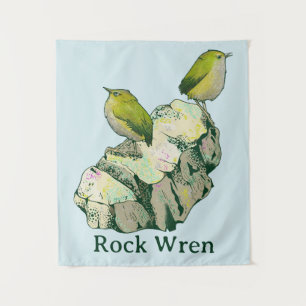 Tenture Rock Wen birds Nouvelle-Zélande