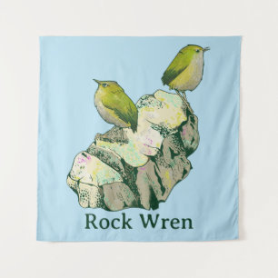 Tenture Rock Wen birds Nouvelle-Zélande