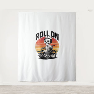 Tenture Roll On Skeleton Nurse - Dark Humour Healthcare Vi
