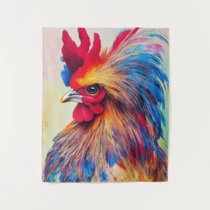 Tenture Rooster Chicken Animal Discovery Aventure Nature