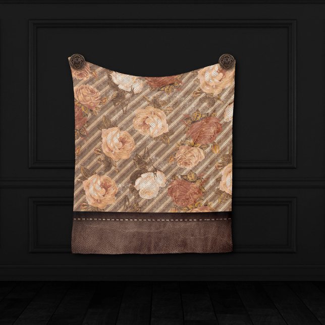 Tenture Rose d'épices en cuivre vintage | Fond rustique po (Créateur téléchargé)