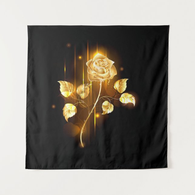 Tenture Rose d'or ( rose d'or ) (Devant)