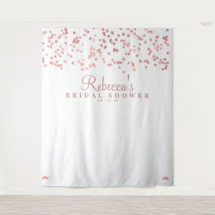 Tenture Rose Gold Fête des mariées Backdrop, Photo Booth P