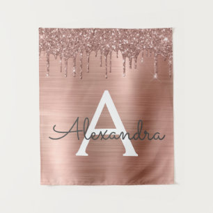 Tenture Rose Gold - Parties scintillant rose pâle Nom du m
