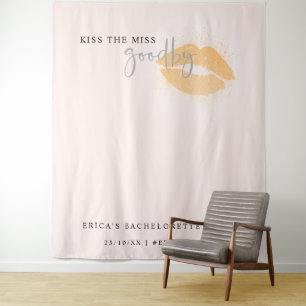 Tenture Rose Kiss The Miss Bachelorette Party Photo Booth