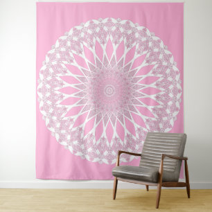 Tenture Rose Tristyns Mandala