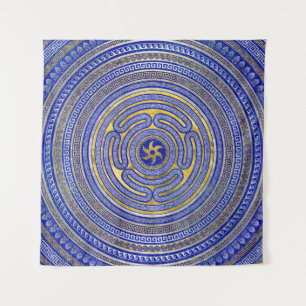 Tenture Roue de l'ornement de la clé grecque d'Hécate